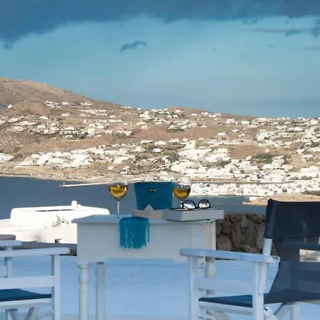 Gorgeous W Ocean Views And Shared Pools Villa Ornos (Mykonos)